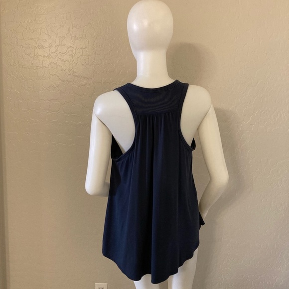 SHEBIRD The Freedom Racerback Bra Tank with Built-in Support Navy Blue 8/XXL - Picture 10 of 14